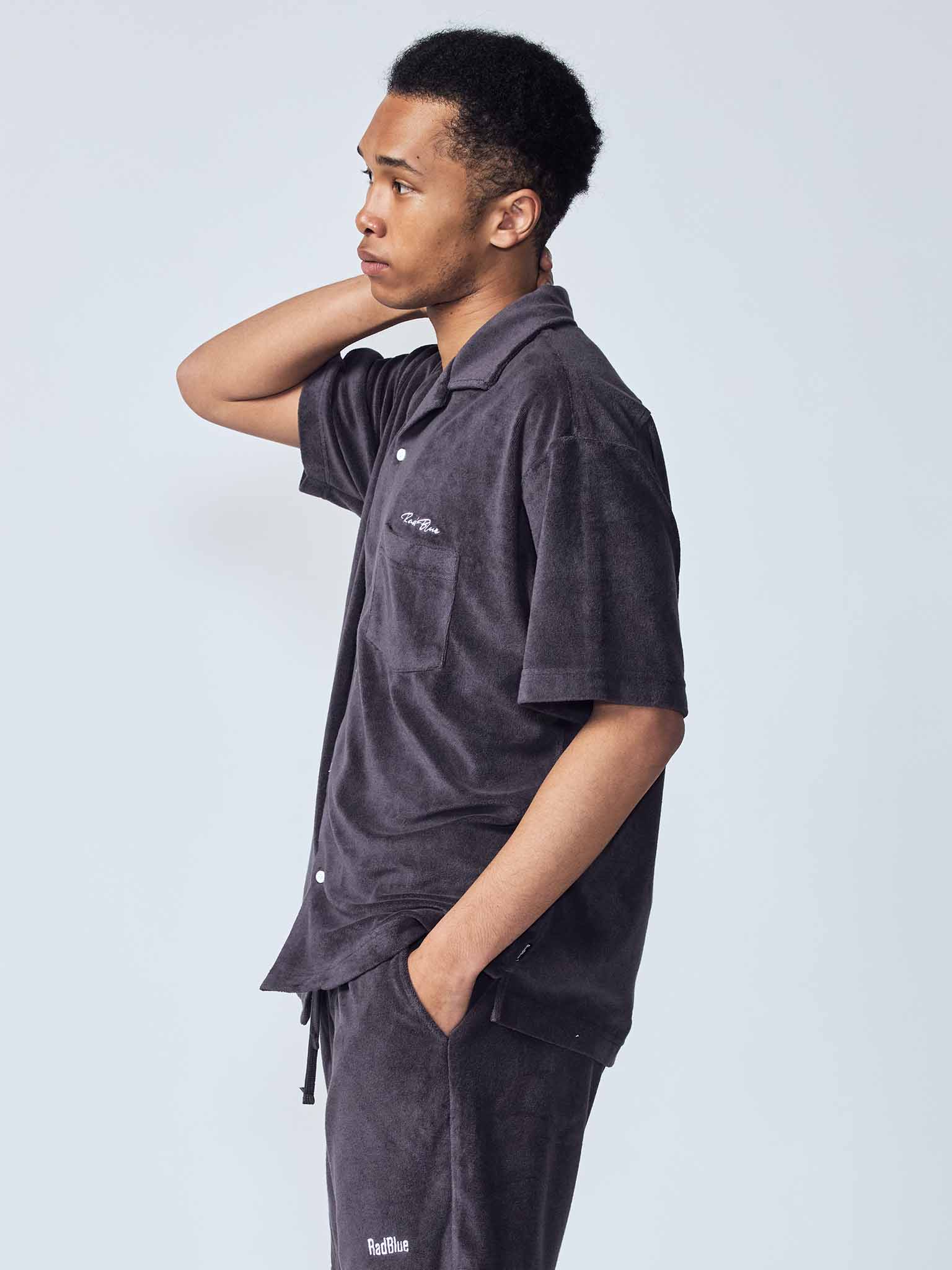 Premium Pile Open Collar Shirt