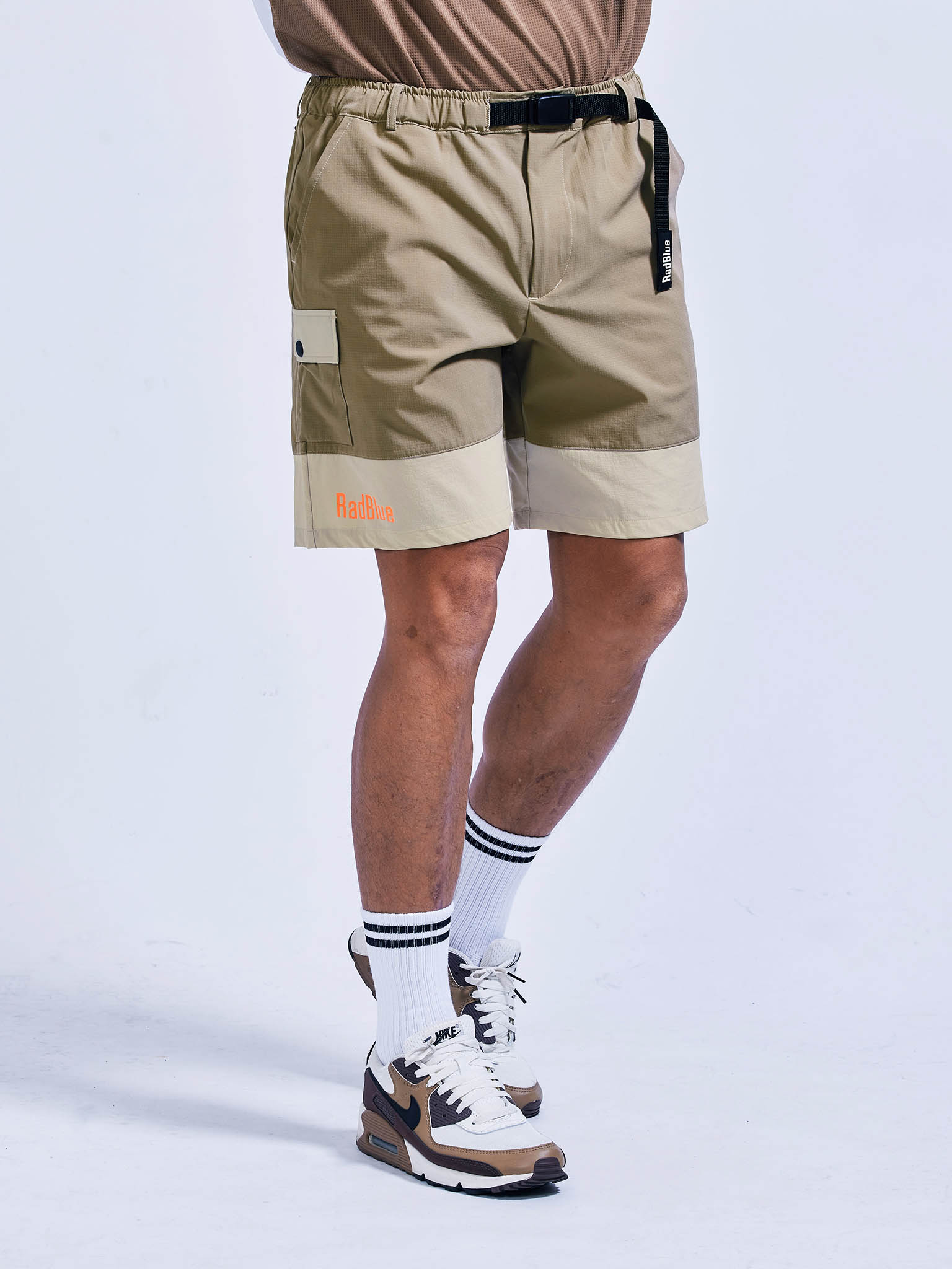 リップストップベルトカーゴショートパンツ