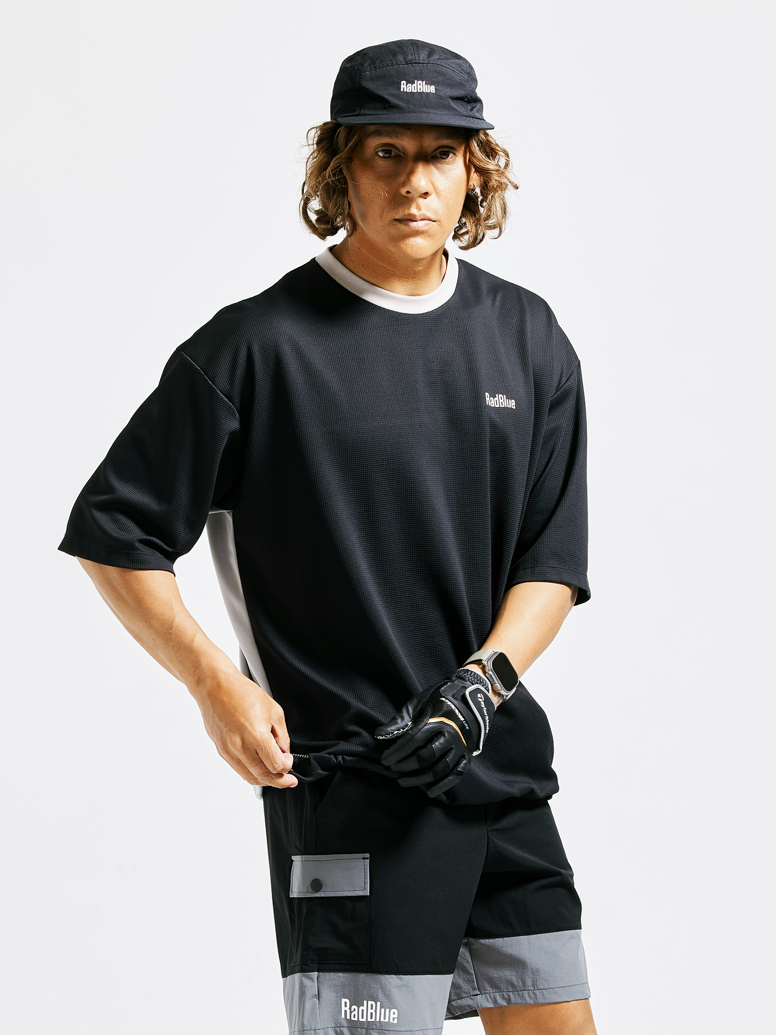 ショートスリーブ切り替え プルオーバー