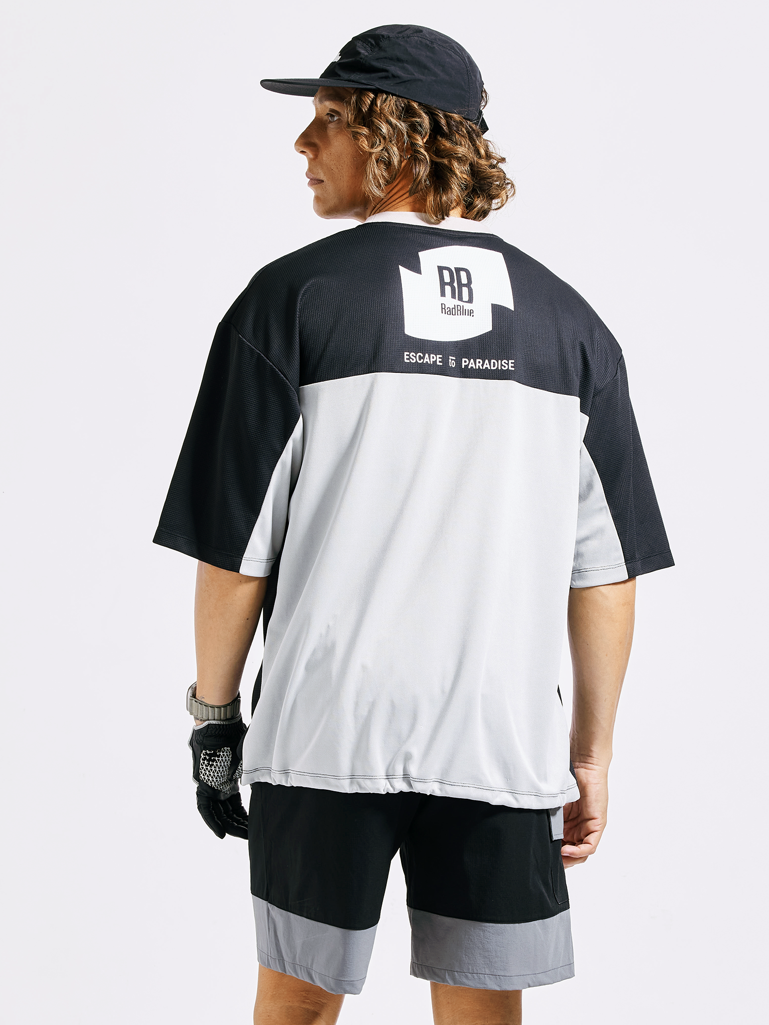 ショートスリーブ切り替え プルオーバー