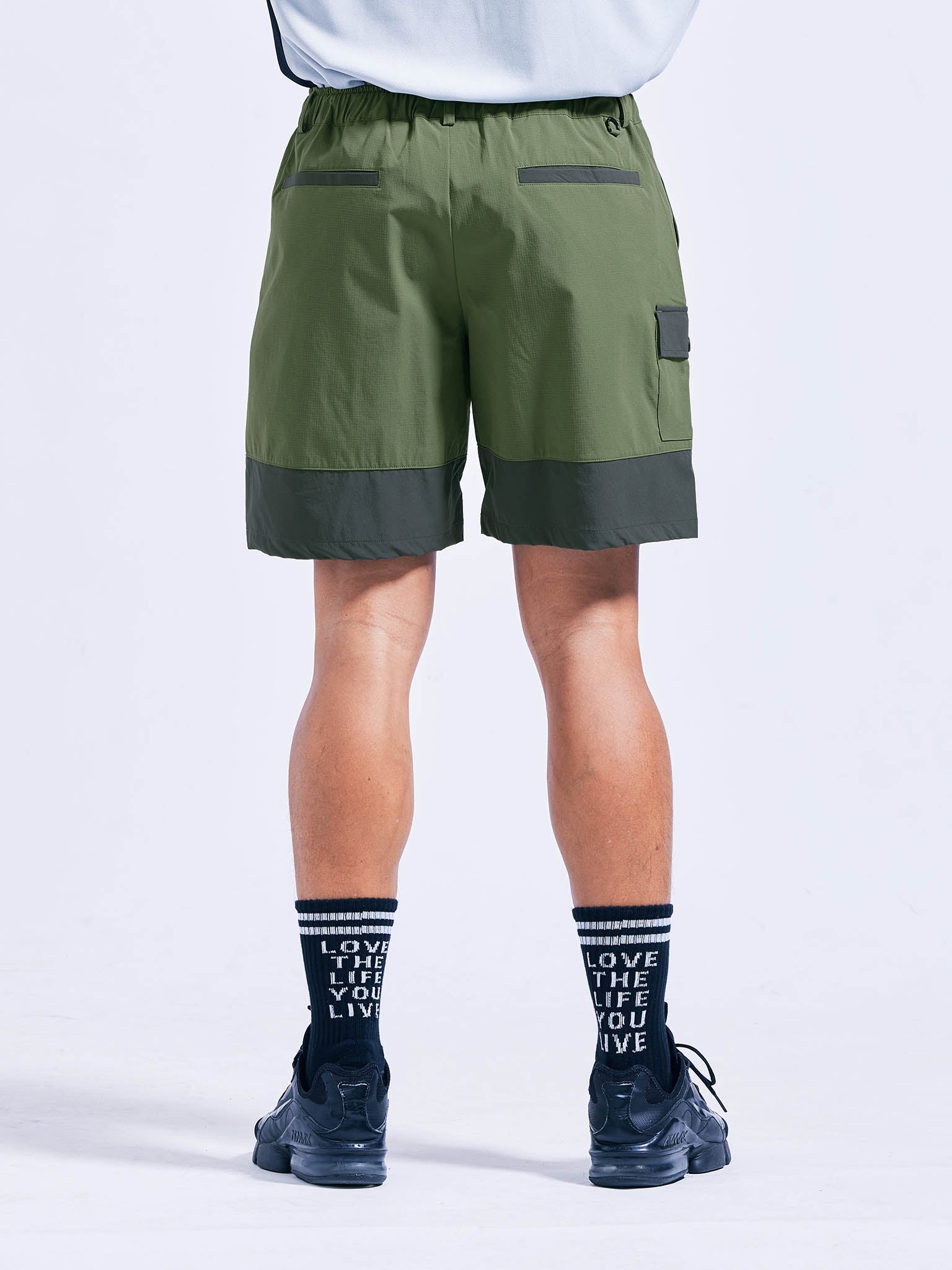 リップストップベルトカーゴショートパンツ