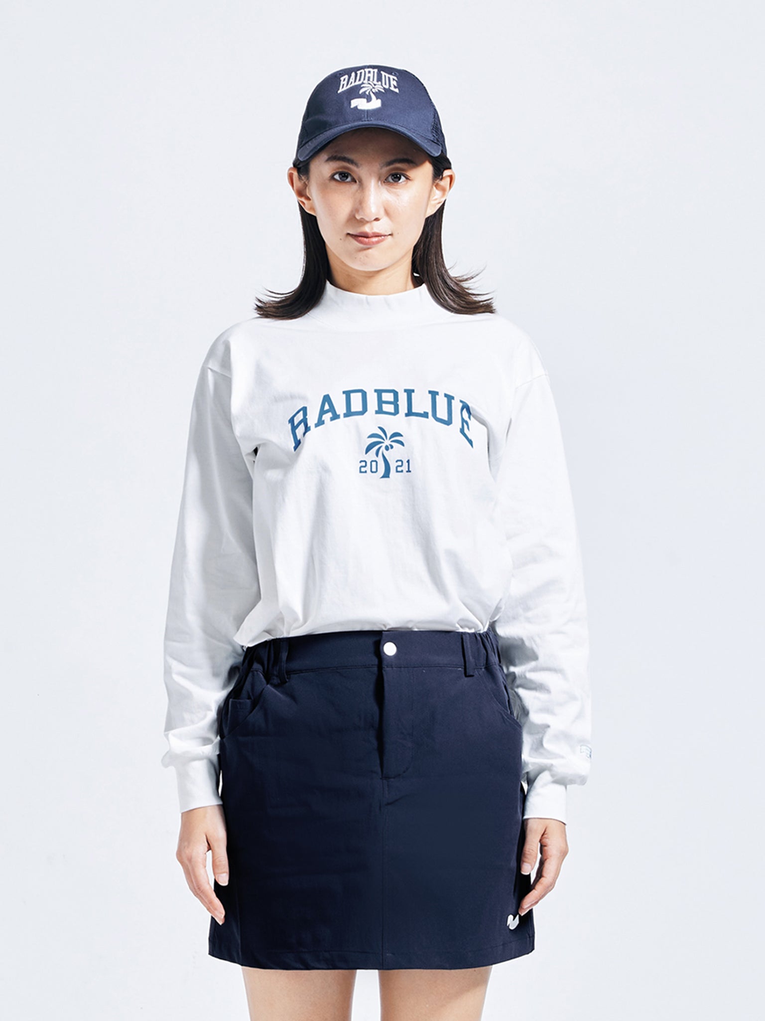 Women's DrySilkyCotton® Mock Neck Long Sleeve