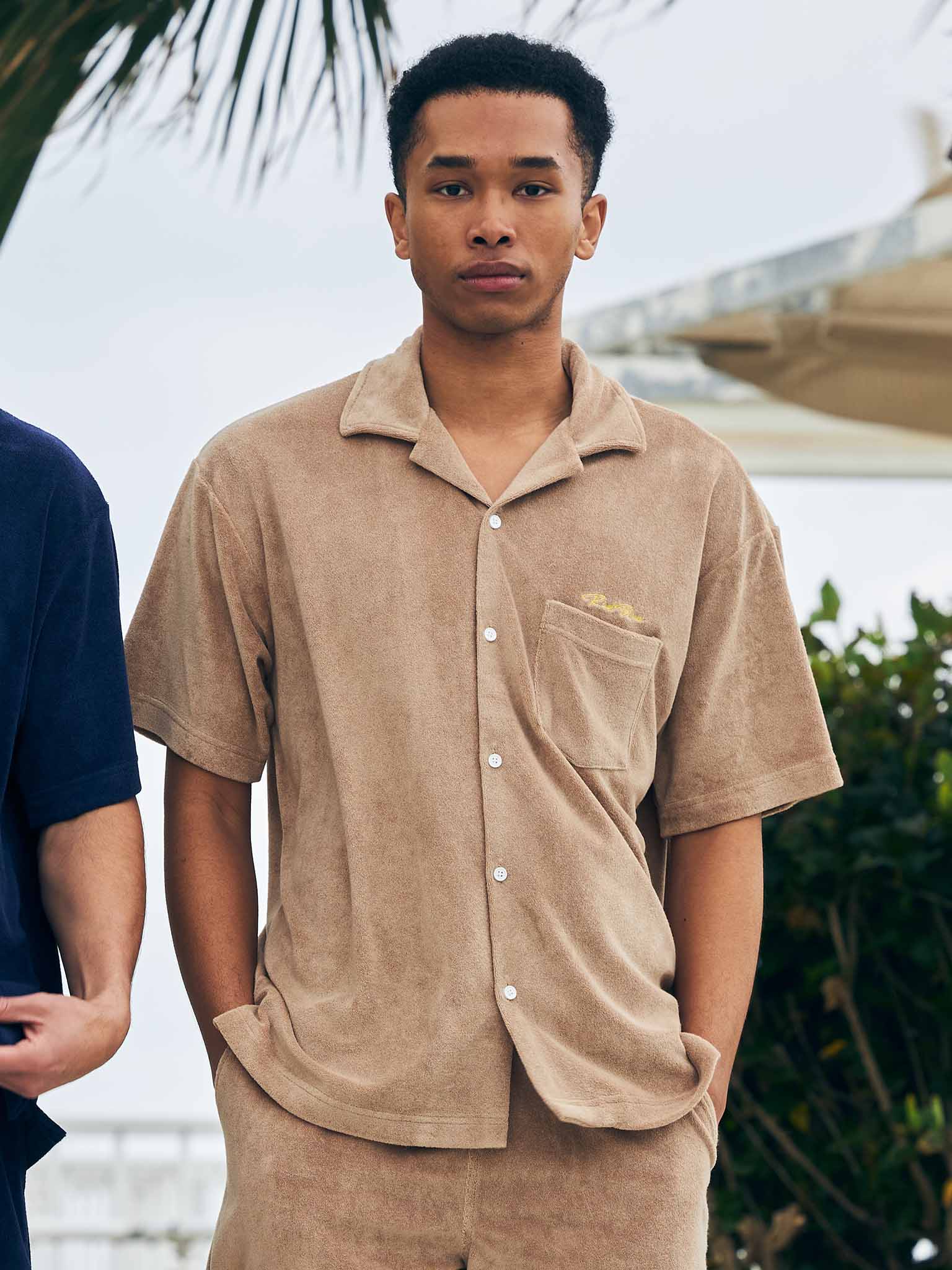 Premium Pile Open Collar Shirt