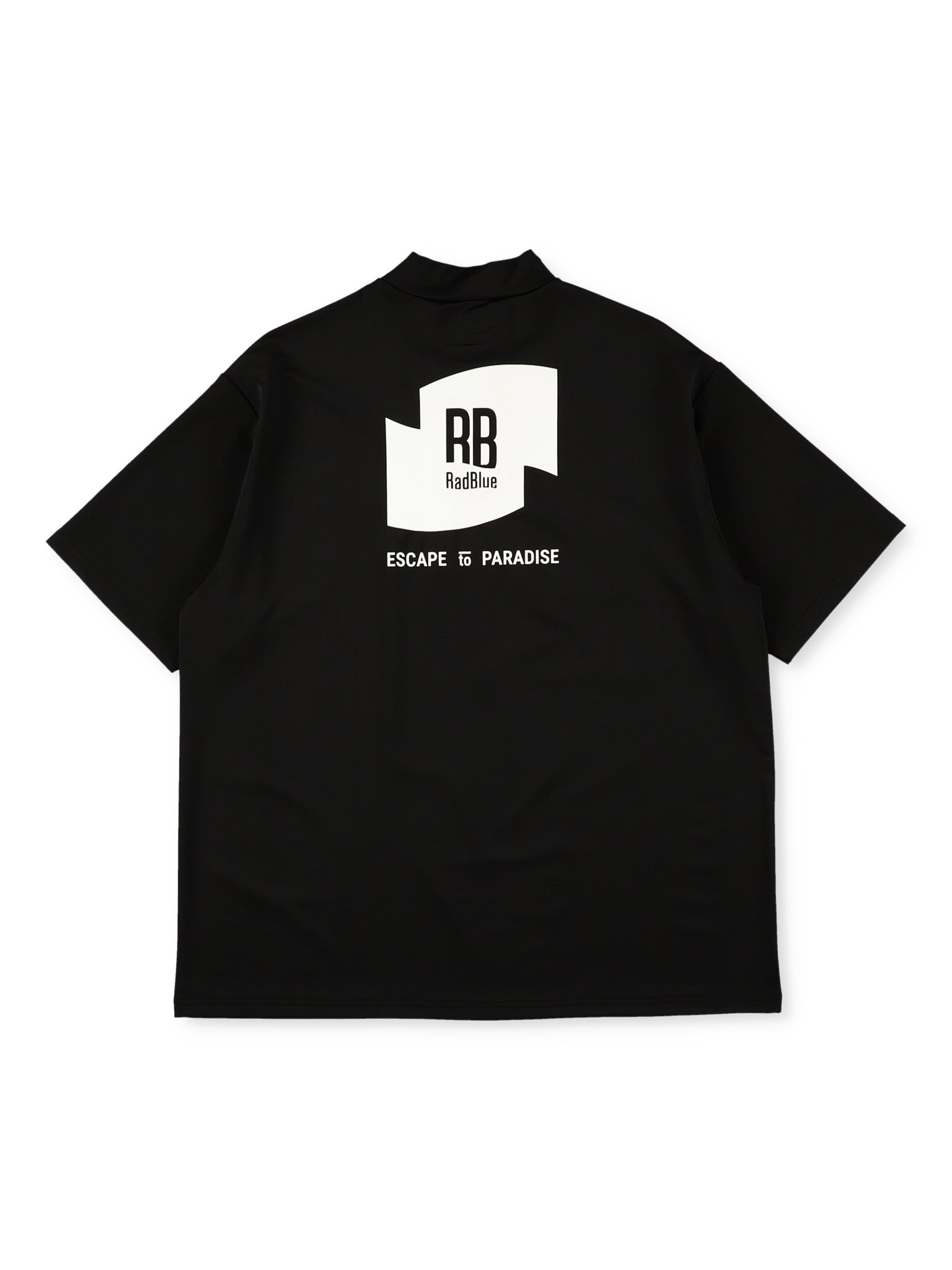 カラーストレッチモックネックS/S【logo】