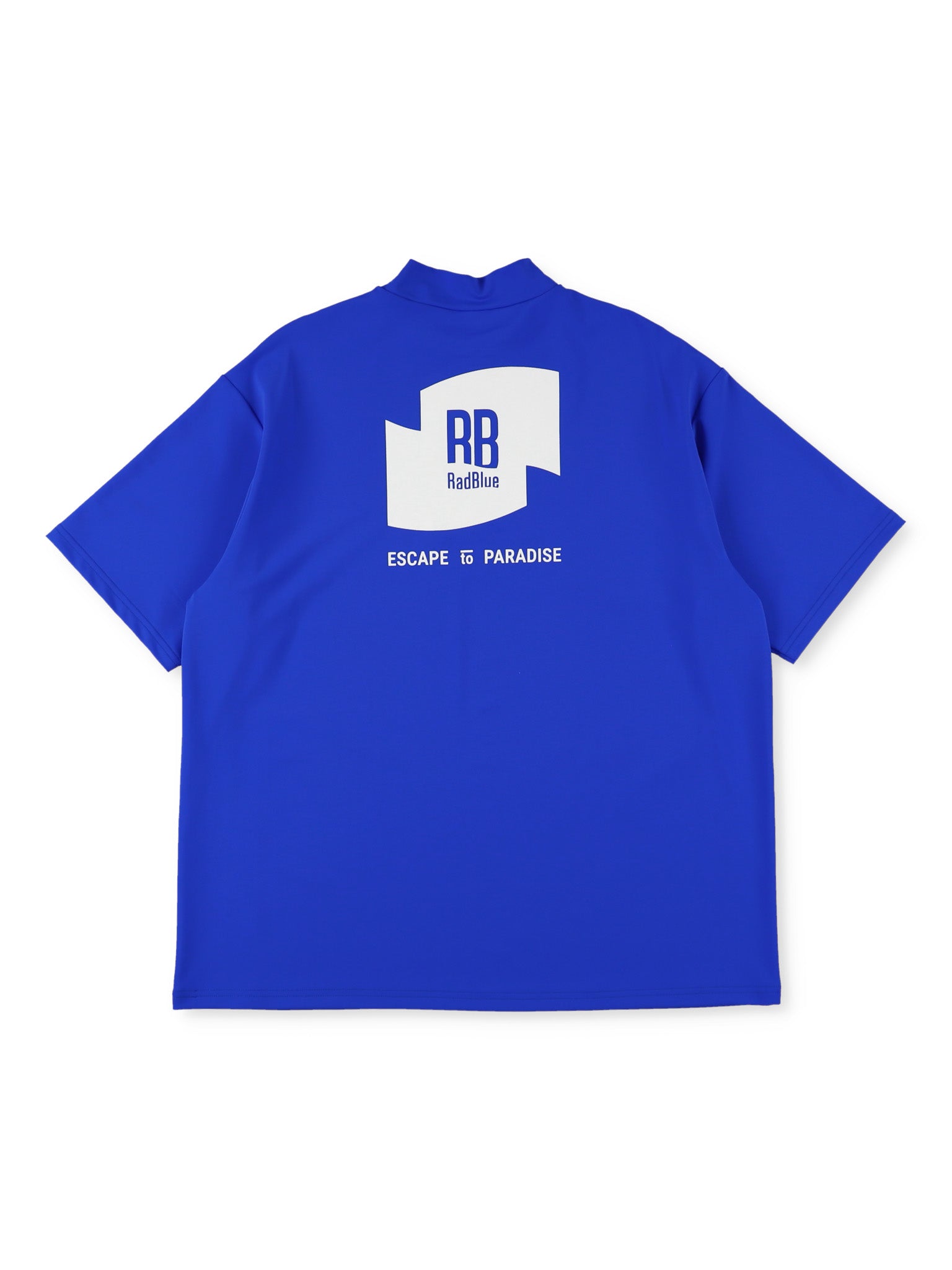 カラーストレッチモックネックS/S【logo】