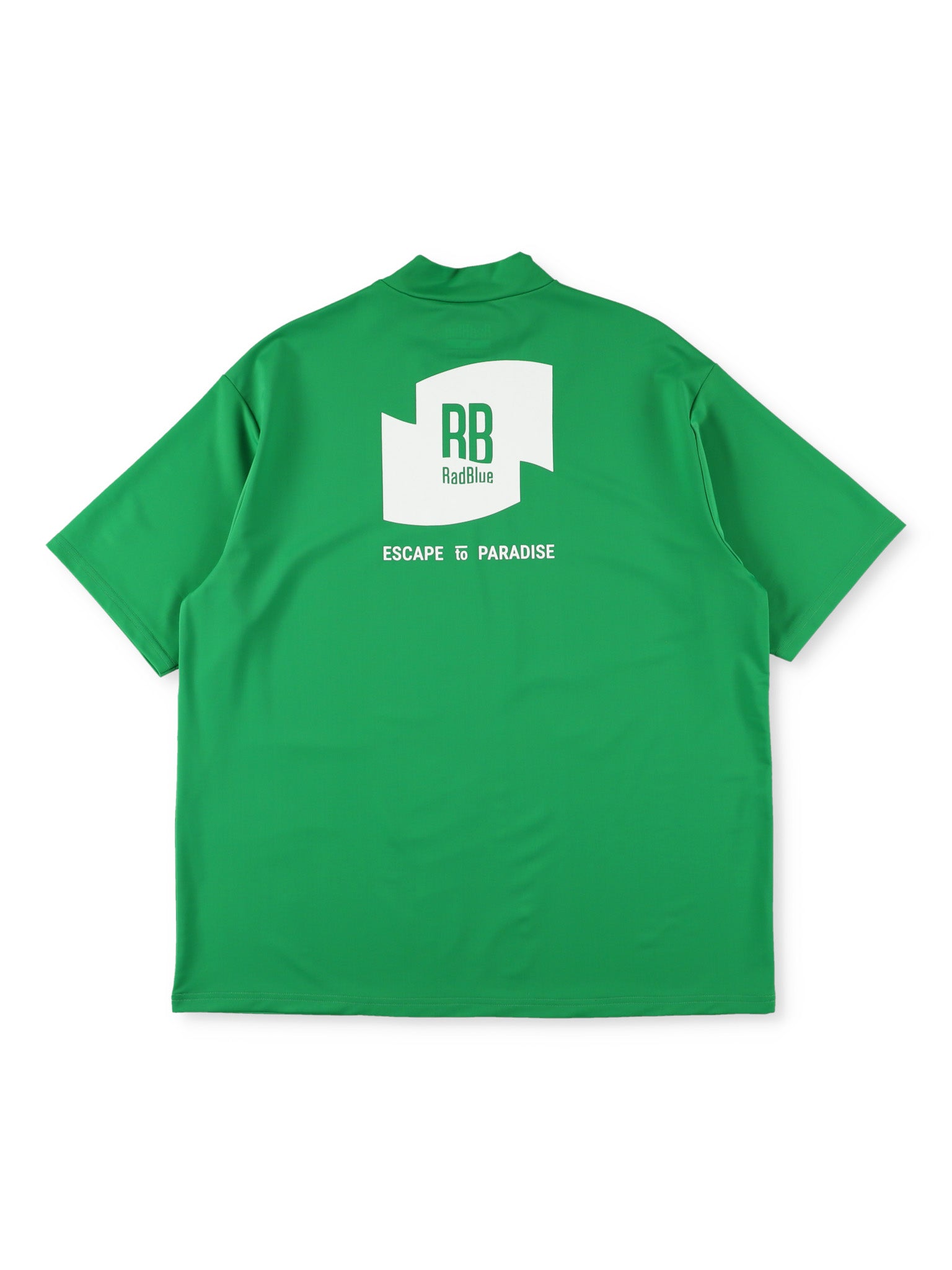 カラーストレッチモックネックS/S【logo】