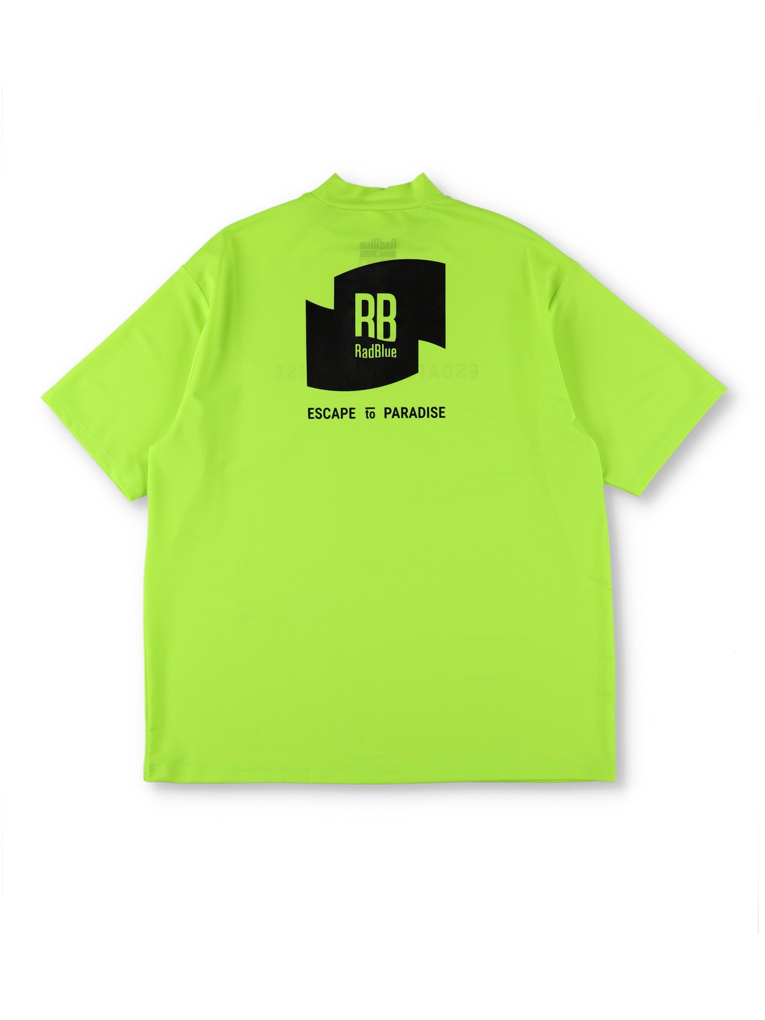 カラーストレッチモックネックS/S【logo】