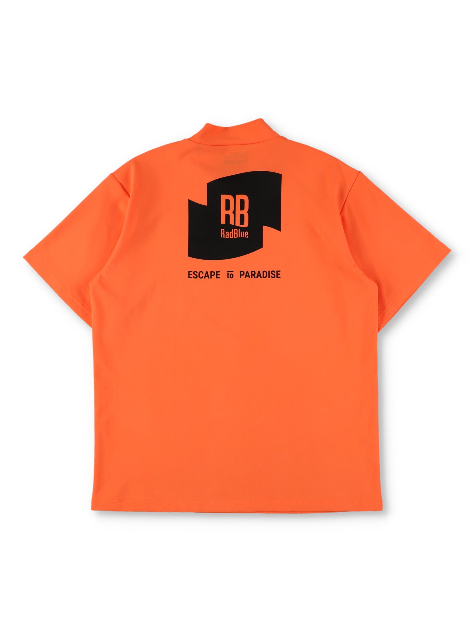 カラーストレッチモックネックS/S【logo】