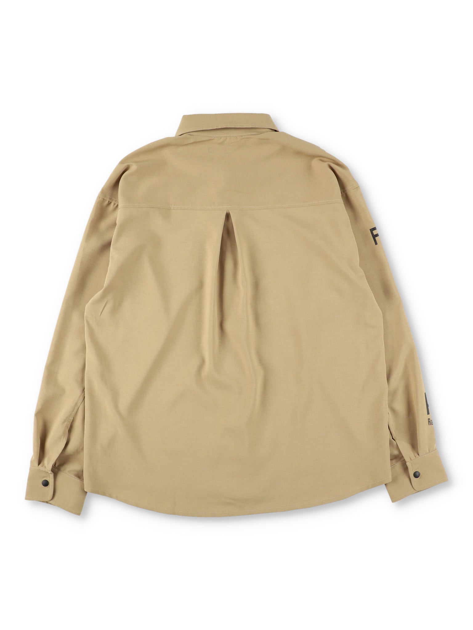 Reflax®RadBlue ×FlashPacker stretch linen-like shirt