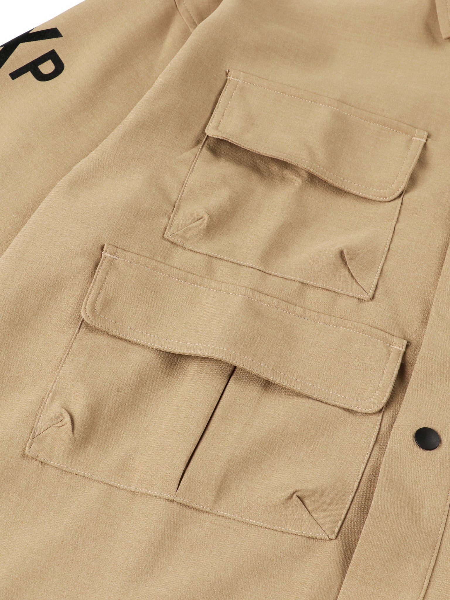 Reflax®RadBlue ×FlashPacker stretch linen-like shirt