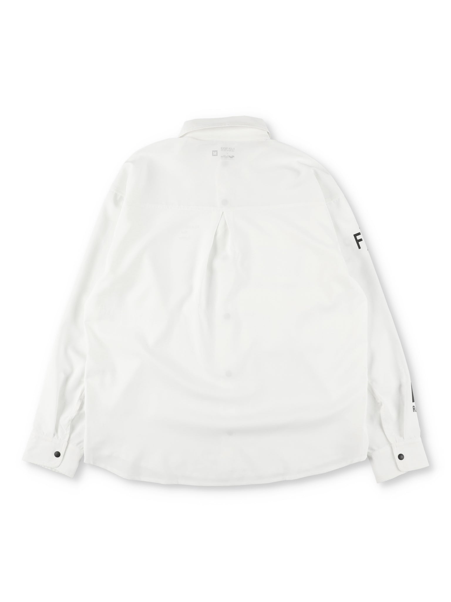 Reflax®RadBlue ×FlashPacker stretch linen-like shirt