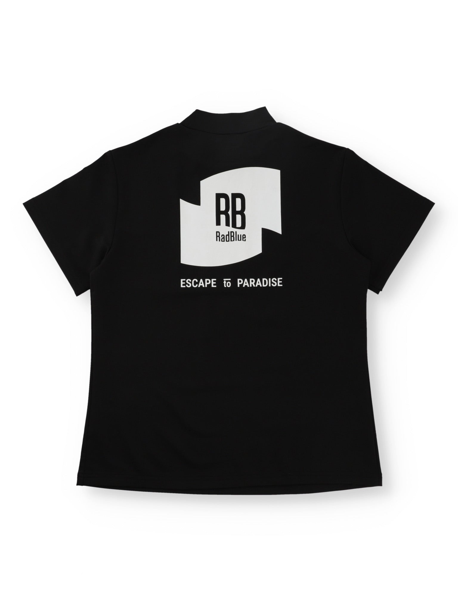 カラーストレッチモックネックS/S【logo】WOMENS