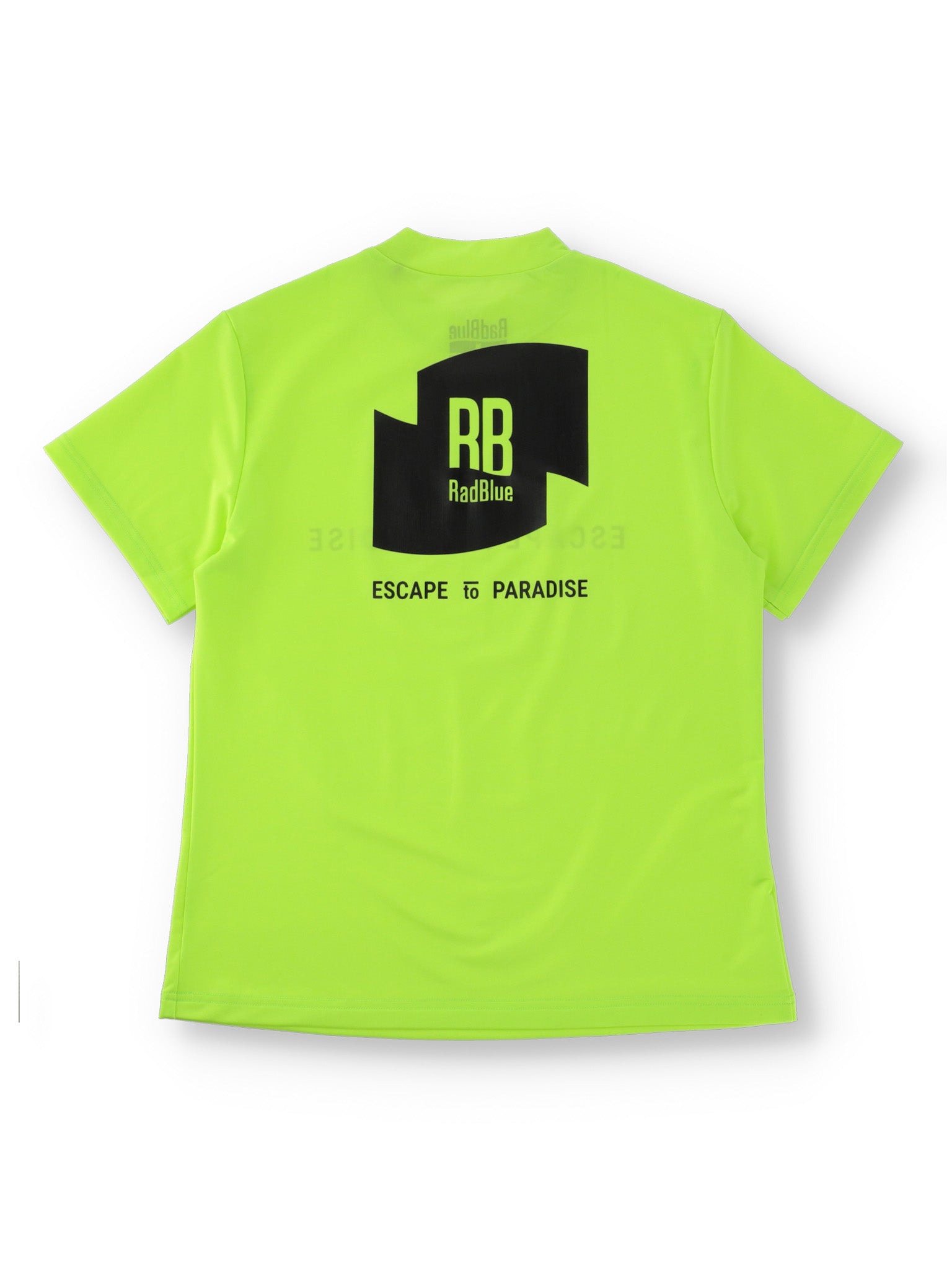 カラーストレッチモックネックS/S【logo】WOMENS