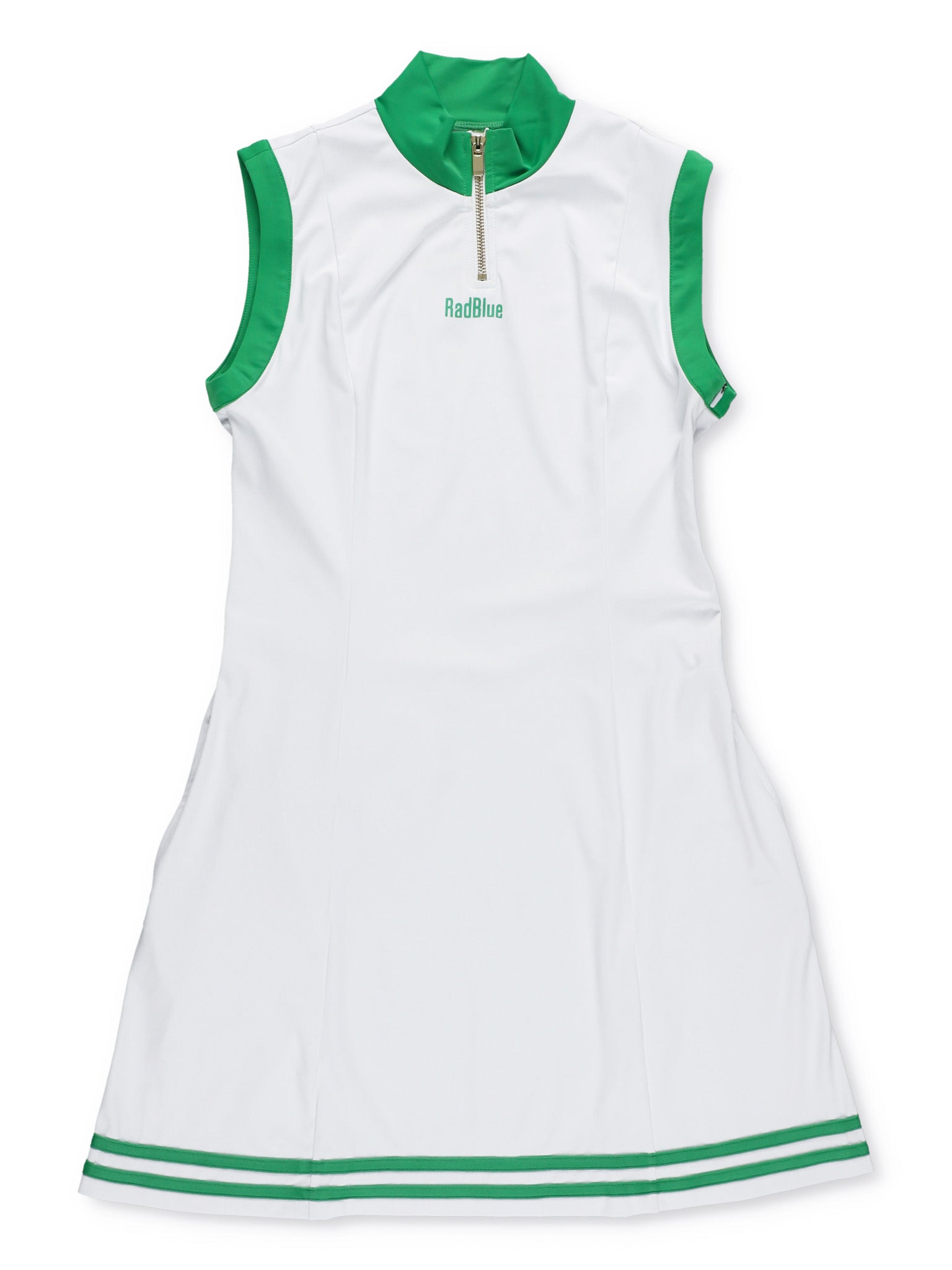 モックネック ZIPワンピース