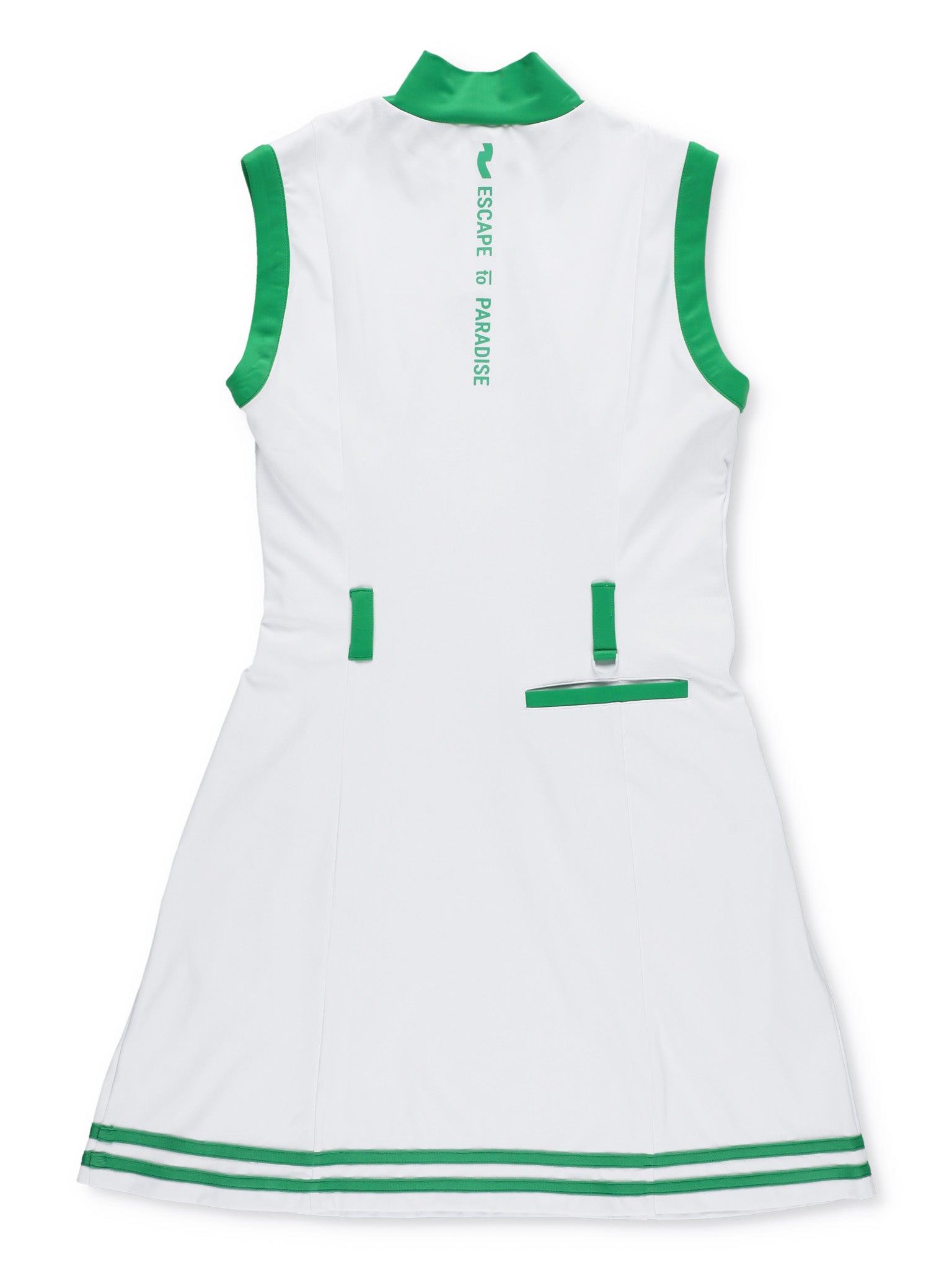 モックネック ZIPワンピース