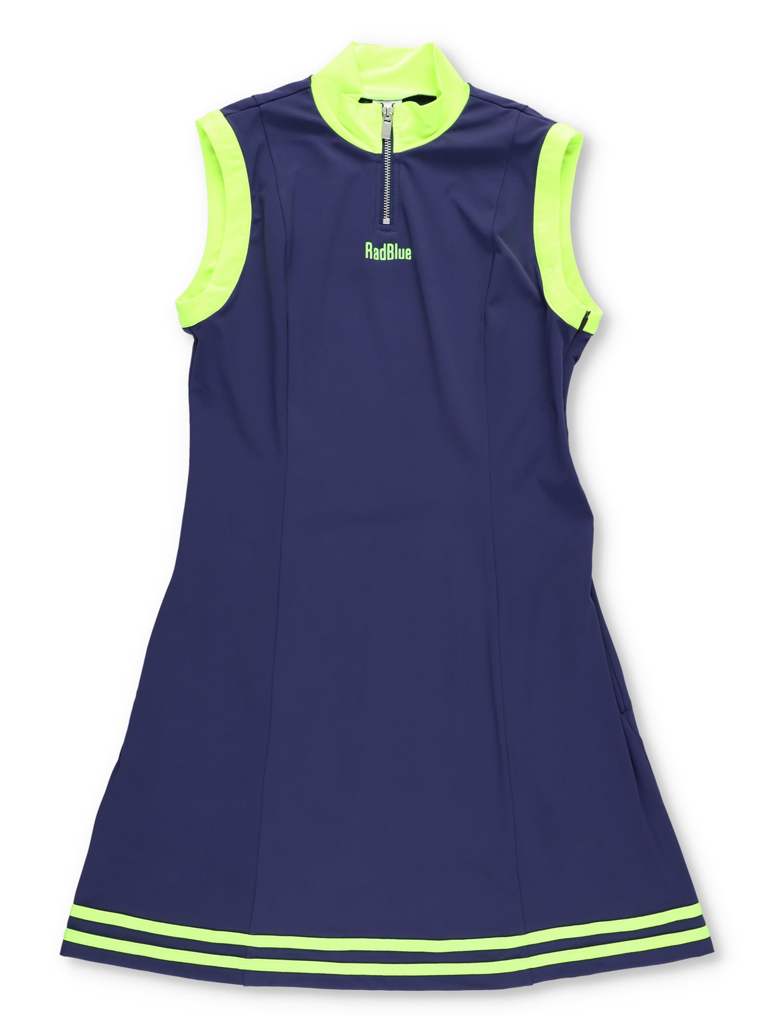 モックネック ZIPワンピース