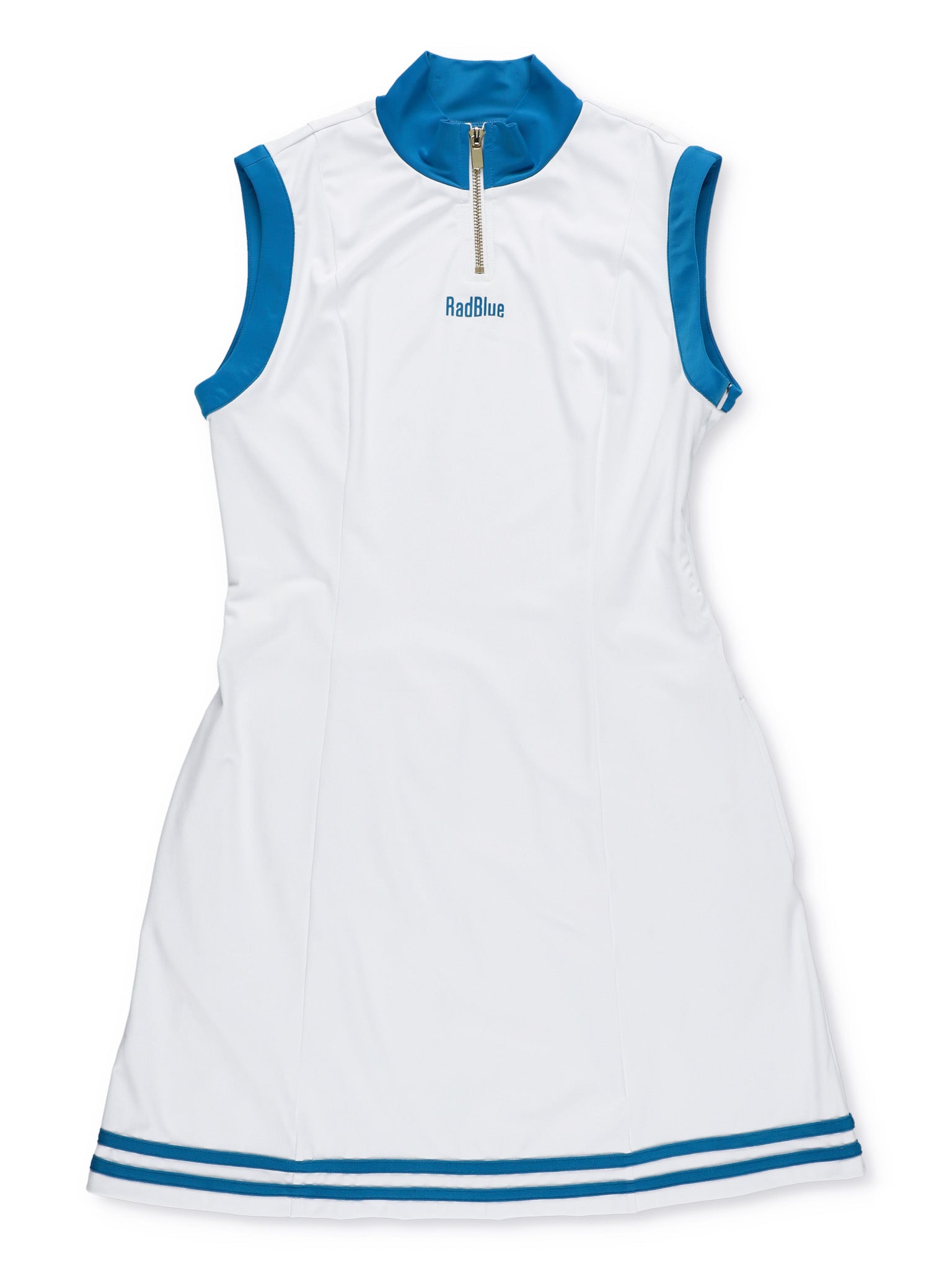 モックネック ZIPワンピース