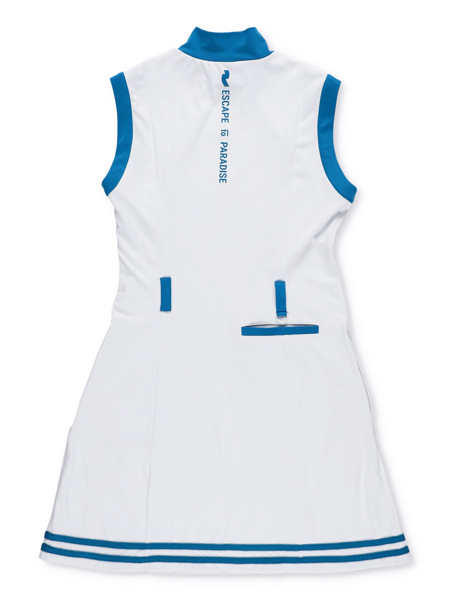 モックネック ZIPワンピース