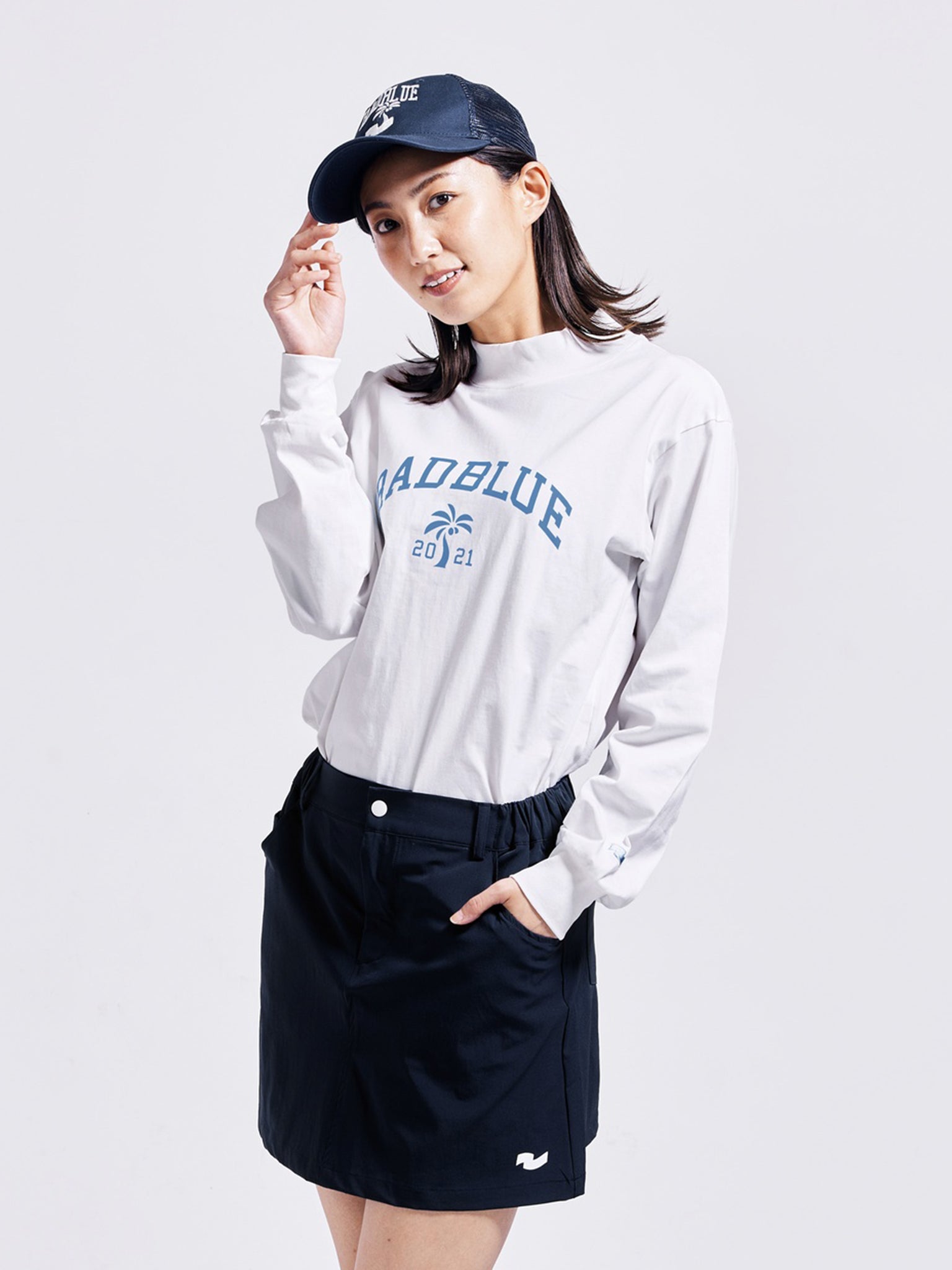 Women's DrySilkyCotton® Mock Neck Long Sleeve