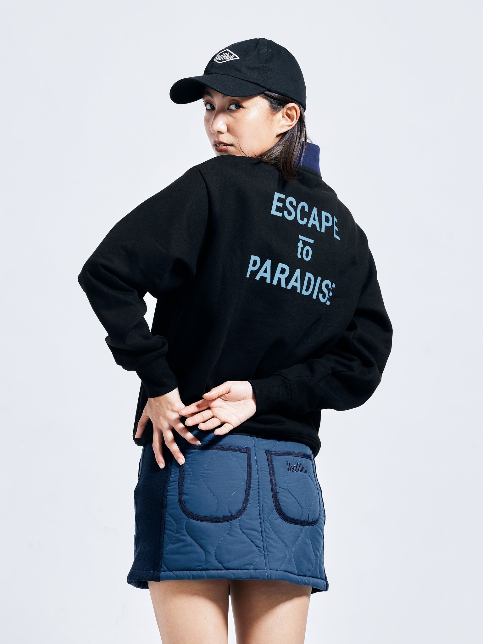 Women's Heavyweight Half-Zip Sweatshirt