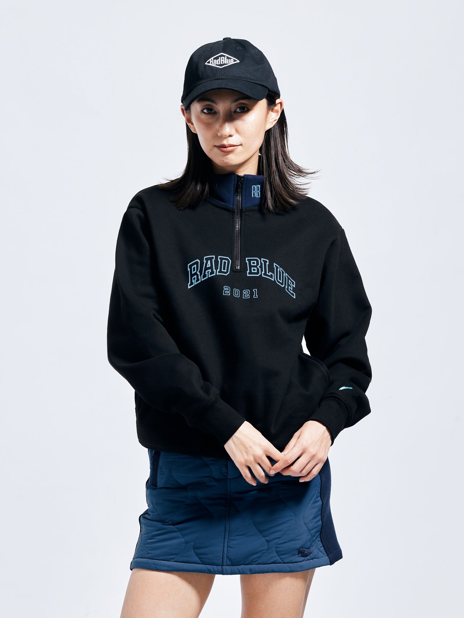 Women's Heavyweight Half-Zip Sweatshirt