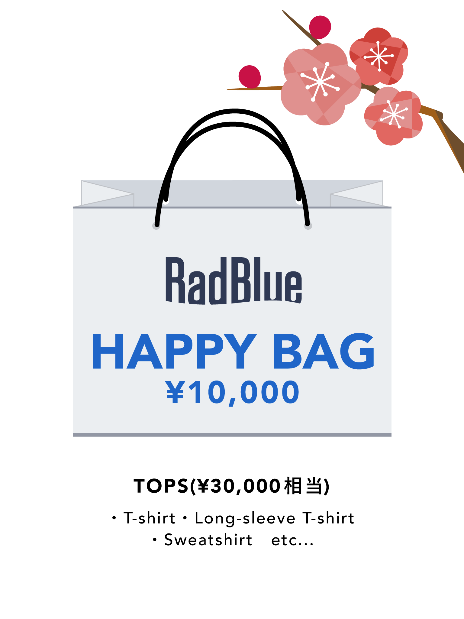 HAPPY BAG「梅」【総額30,000円相当】12/25 23:59終了