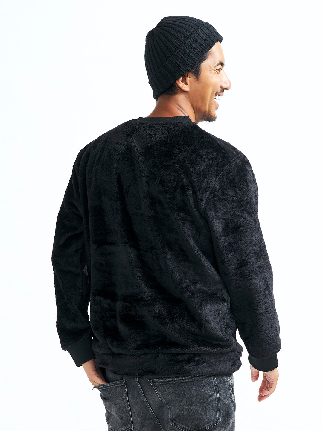 ボアFleece サイドポケット SweatshirtShirt