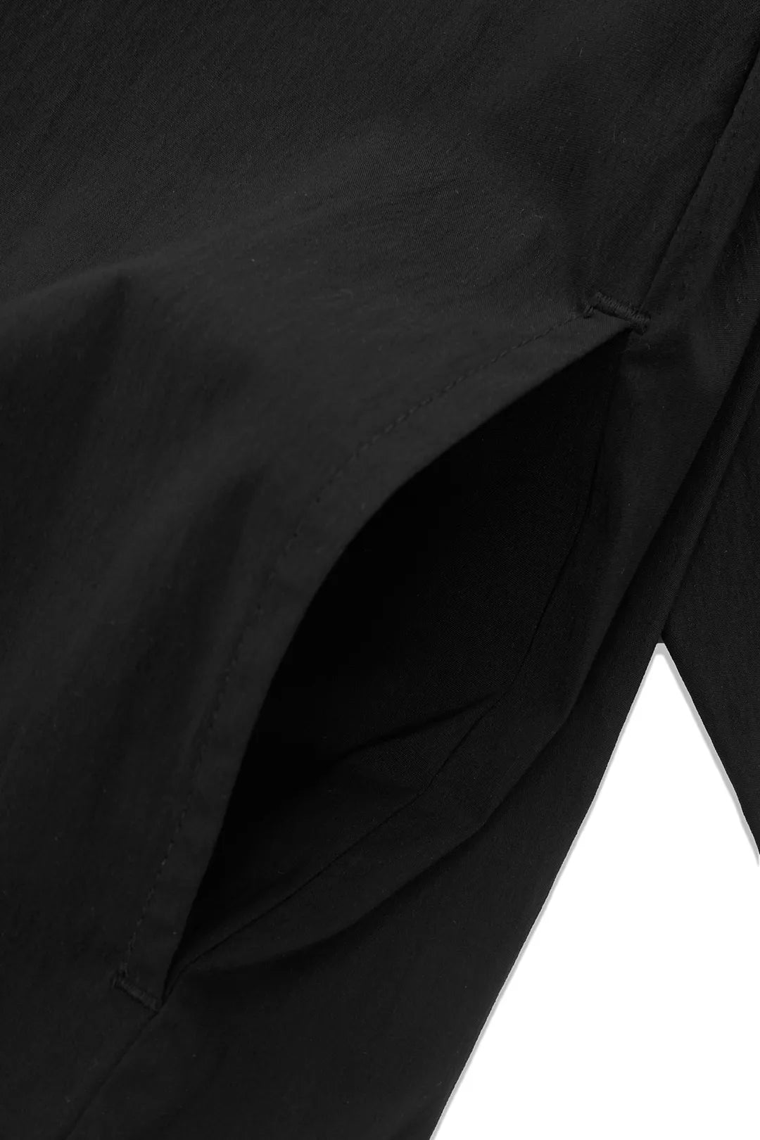 Tech cotton nylon pullover