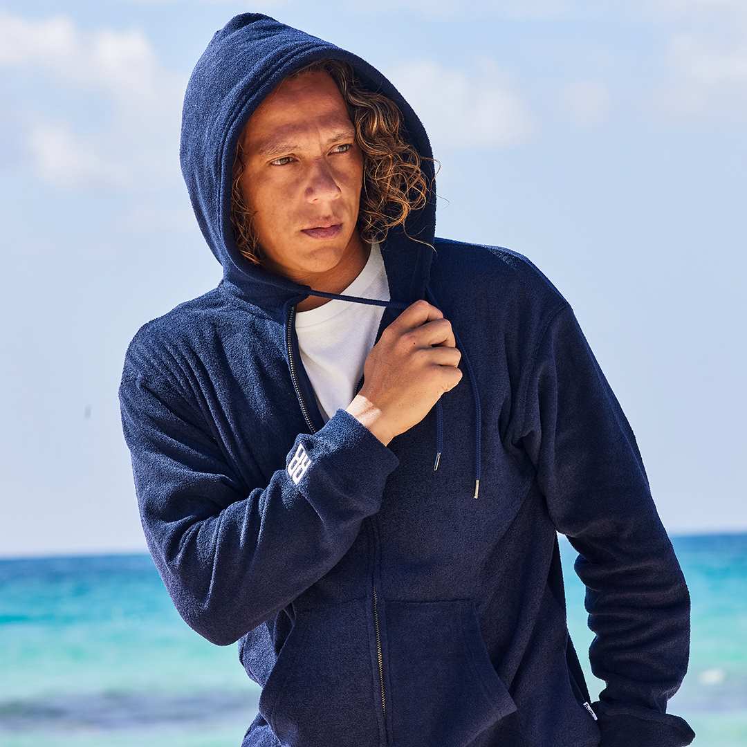 パイルジップパーカー