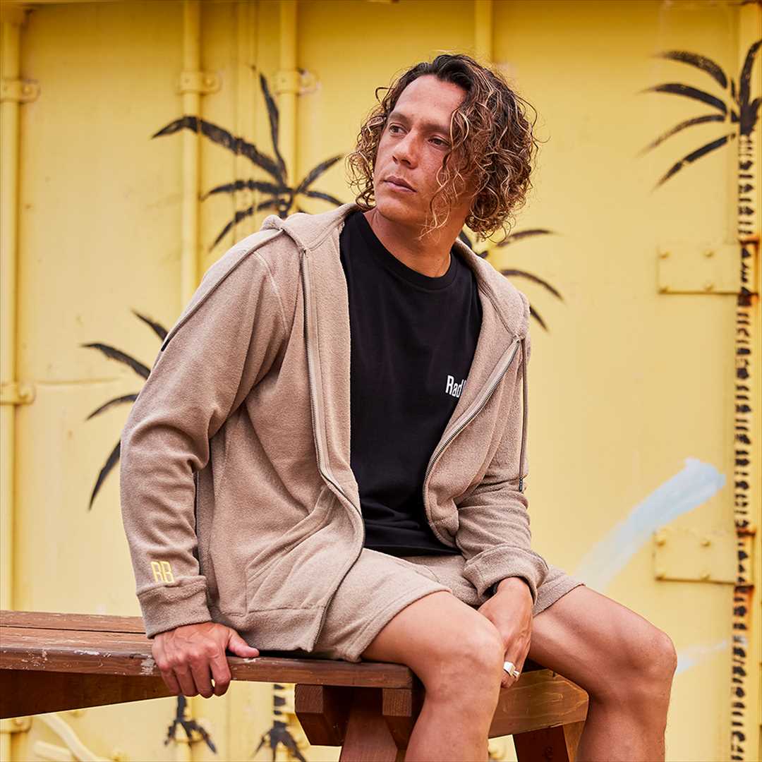 パイルジップパーカー