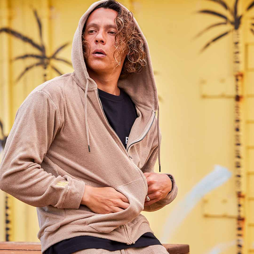 パイルジップパーカー