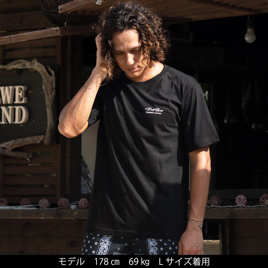 セミコーマコットン半袖メンズTシャツ【BANDANA】