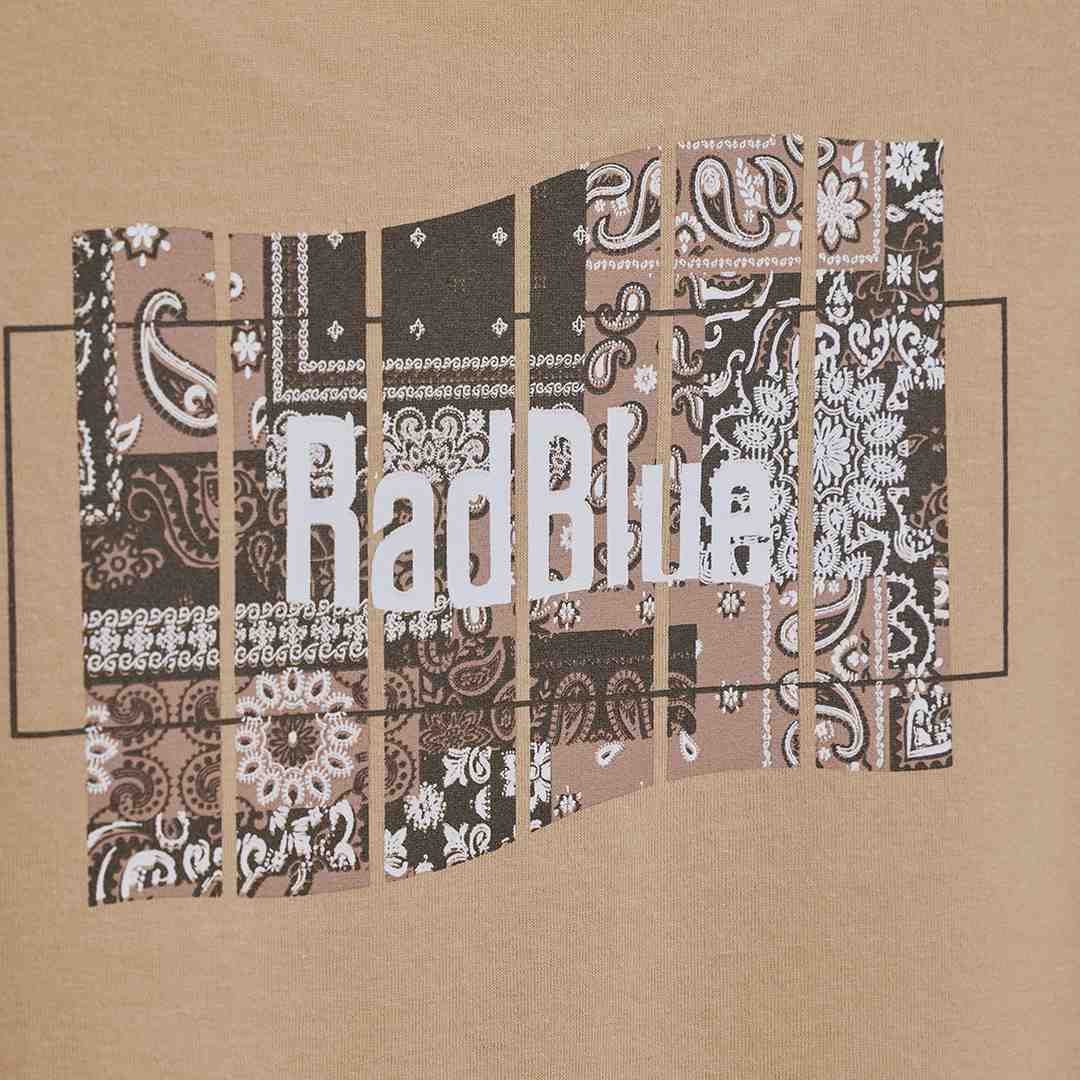 OEコットン 半袖メンズTシャツ【BANDANA FLAG】