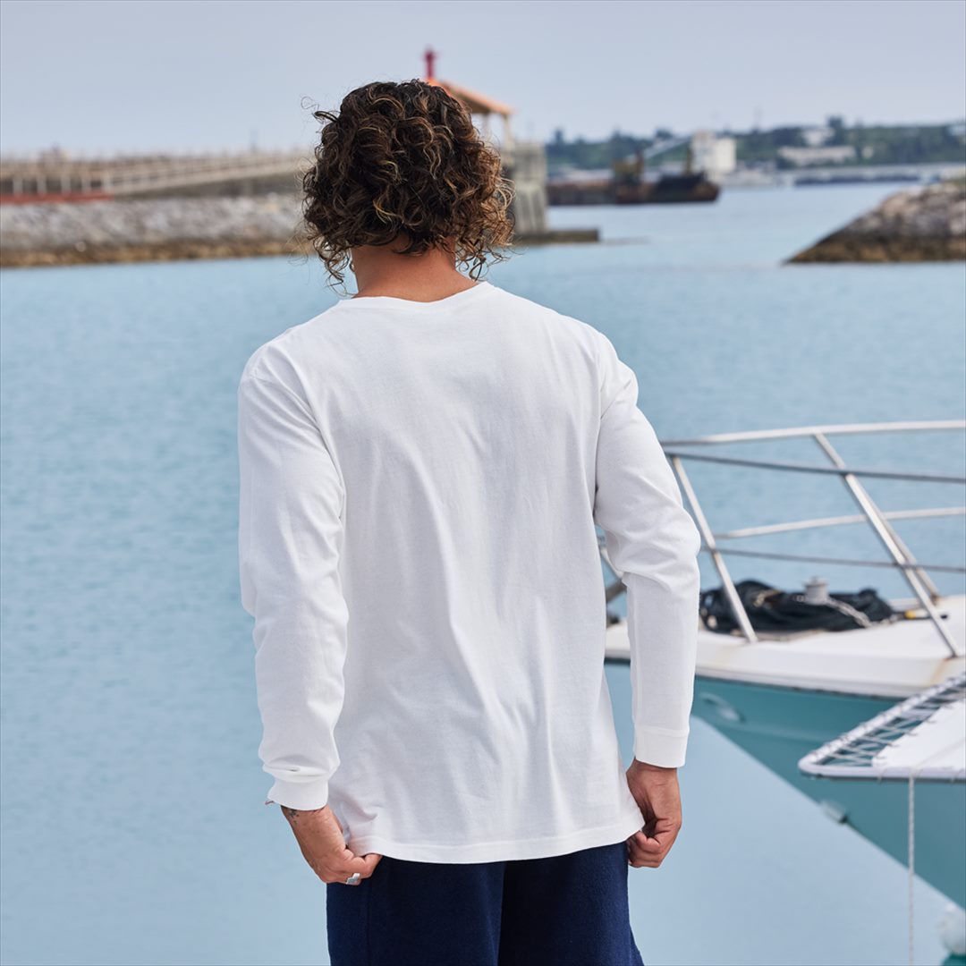 OEコットン ロングスリーブTシャツ【MINI SURF】