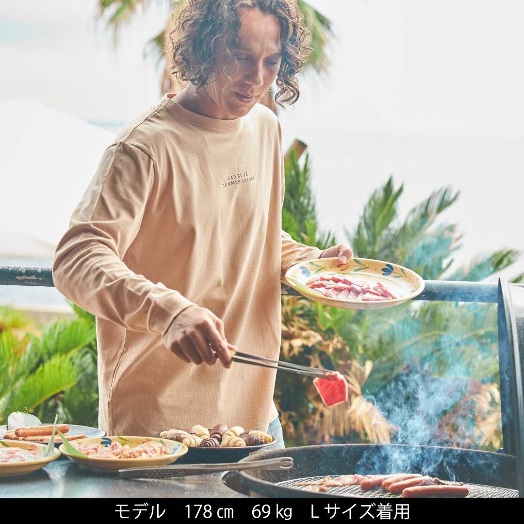OEコットン ロングスリーブTシャツ【2Palm】