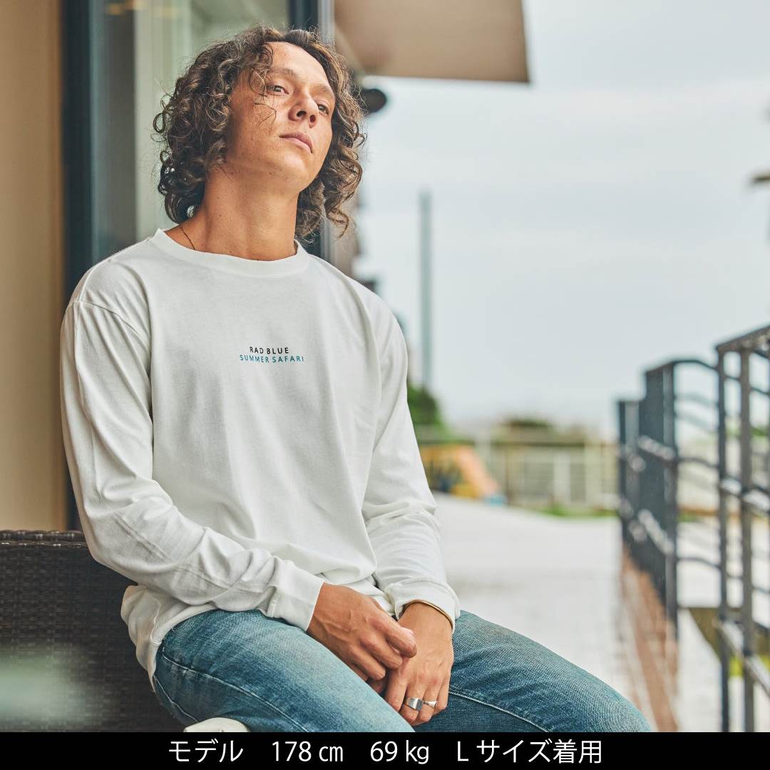 OEコットン ロングスリーブTシャツ【2Palm】