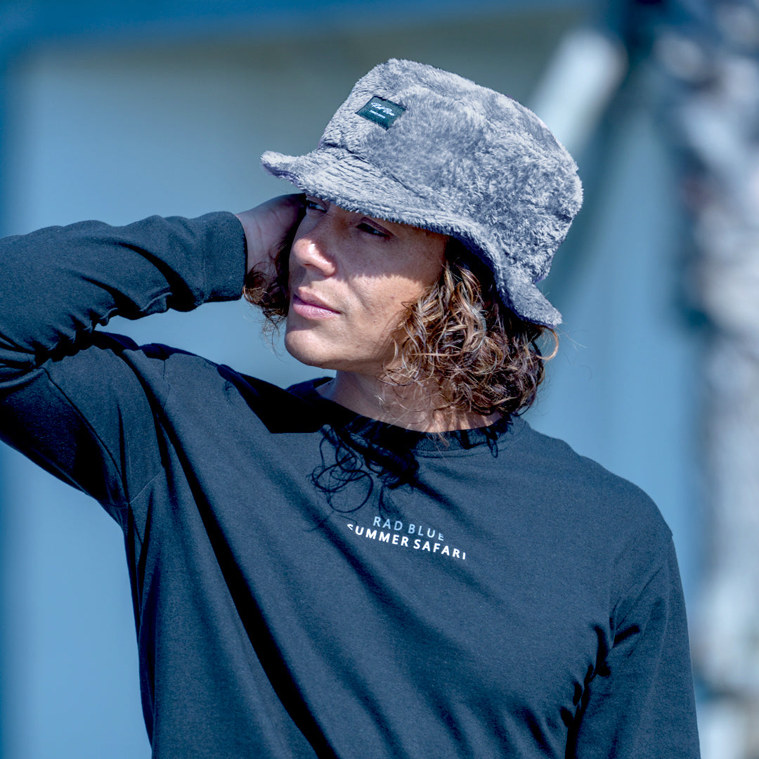 RADBLUE Bore Fleece Bucket Hat Brown