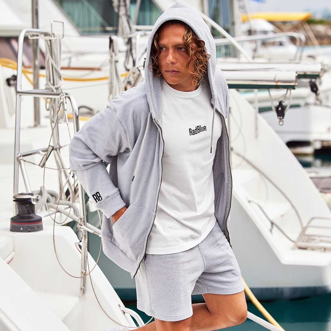 パイルジップパーカー