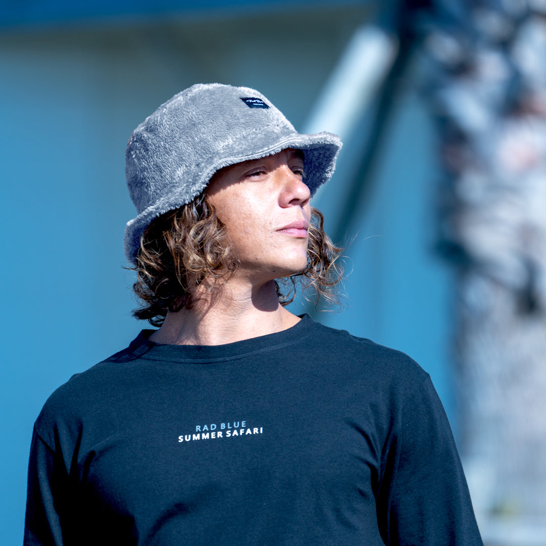 RADBLUE Bore Fleece Bucket Hat Brown