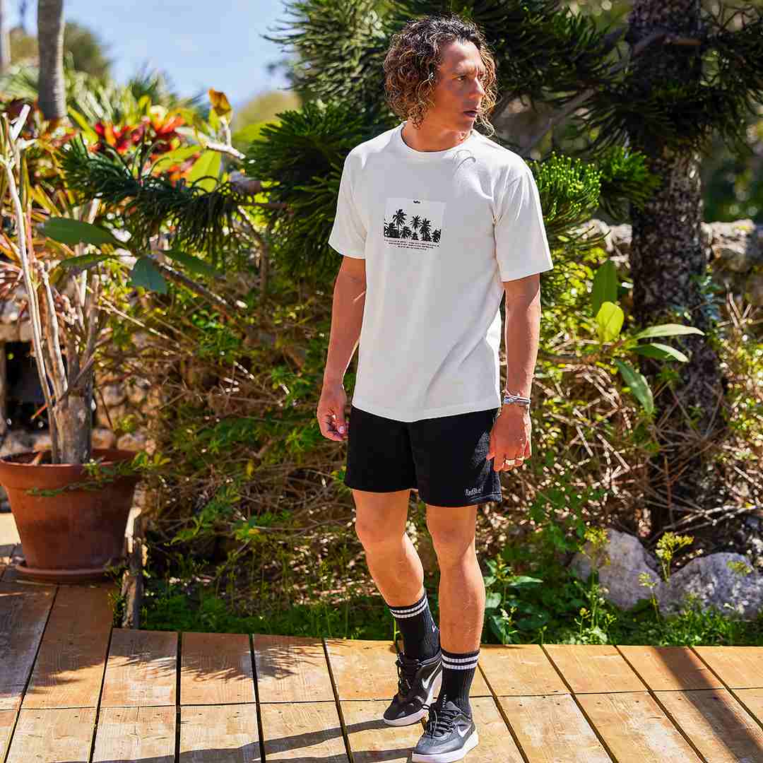 OEコットン 半袖メンズTシャツ【PALM】
