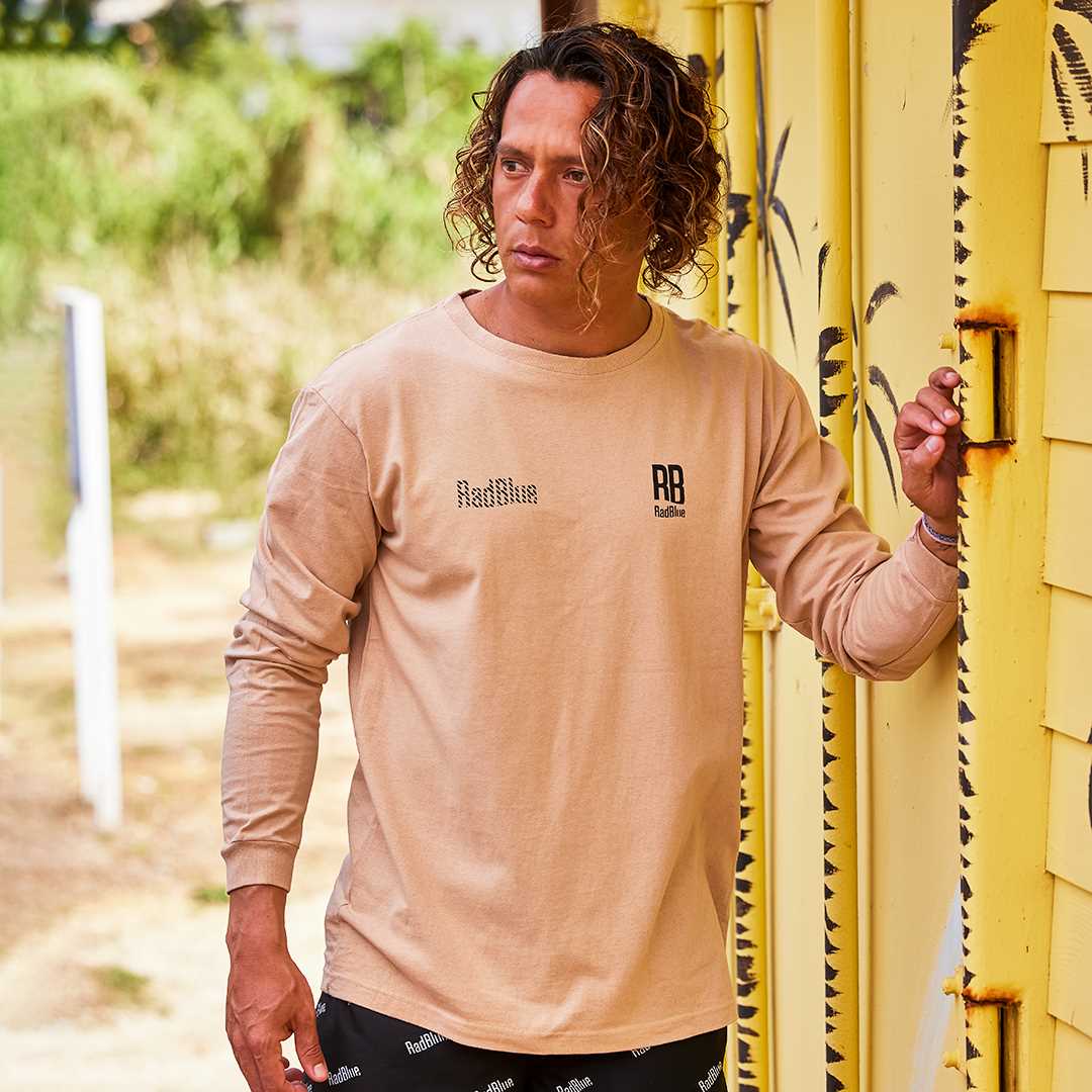 OEコットン ロングスリーブTシャツ【Diagonal】