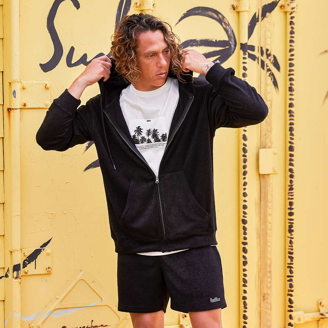 パイルジップパーカー