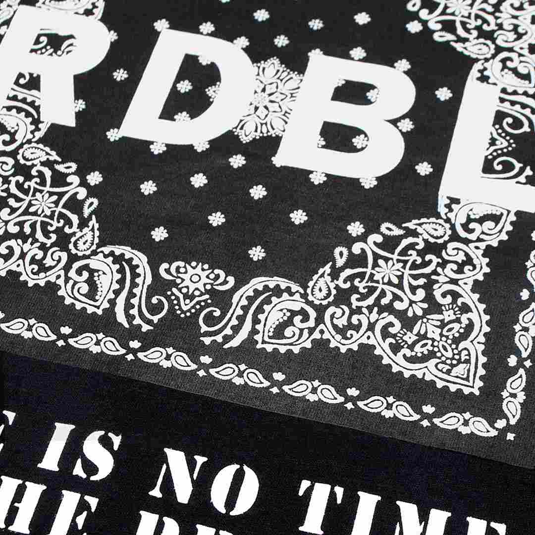 セミコーマコットン半袖メンズTシャツ【BANDANA】