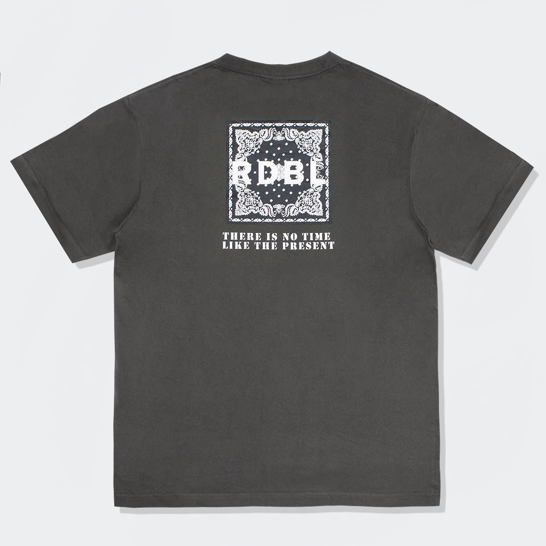 セミコーマコットン半袖メンズTシャツ【BANDANA】