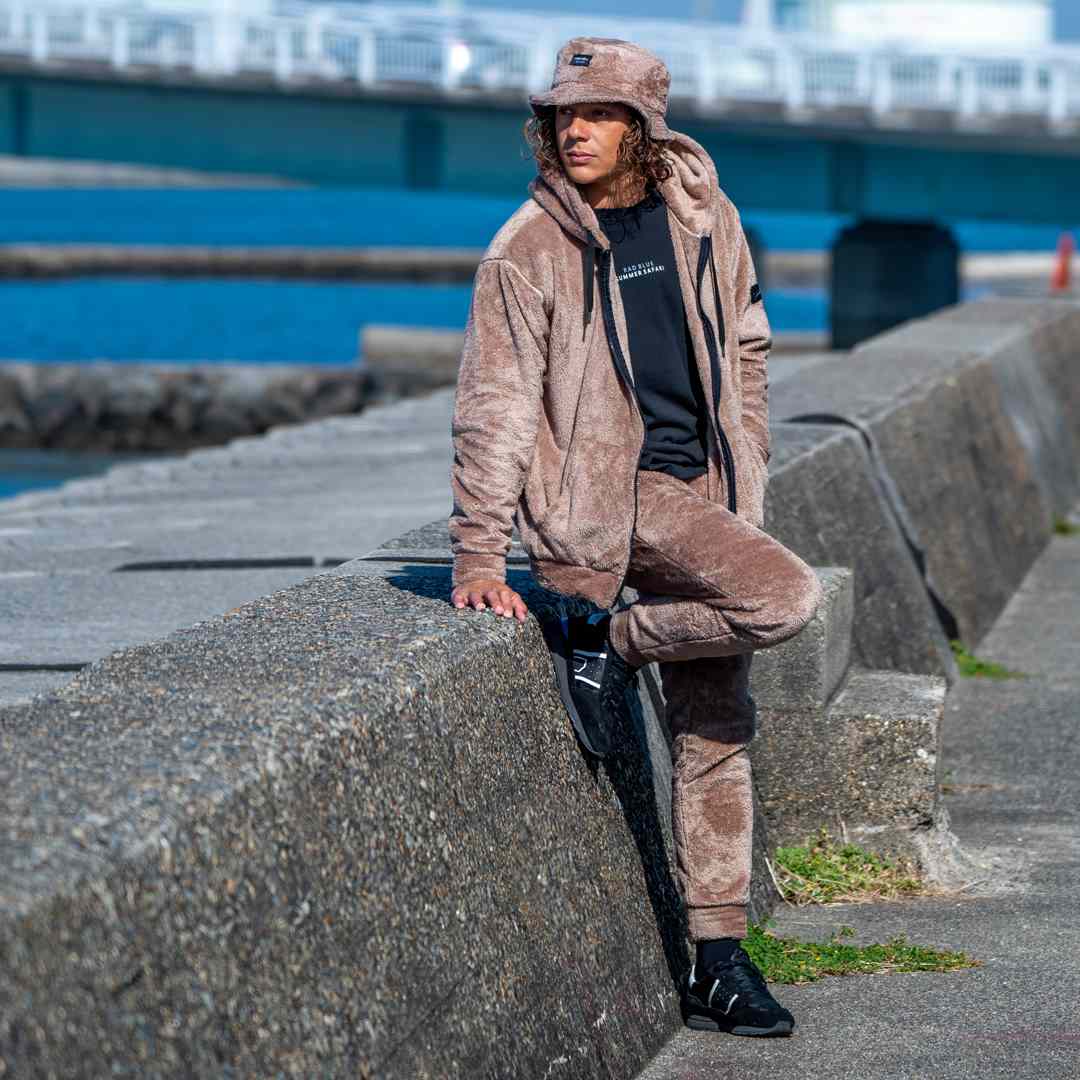 RADBLUE Bore Fleece Bucket Hat Brown