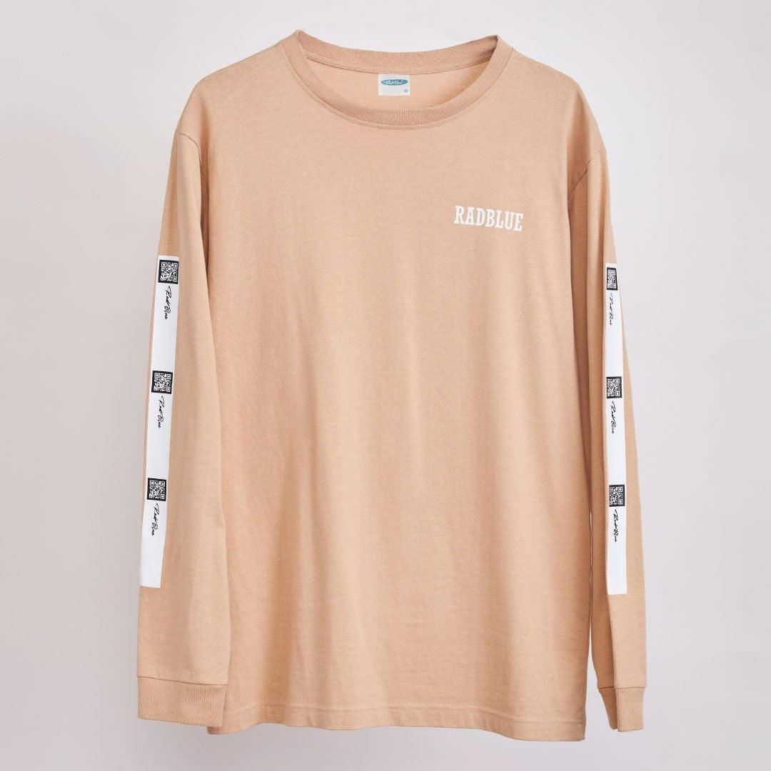 OEコットン ロングスリーブTシャツ【QR】