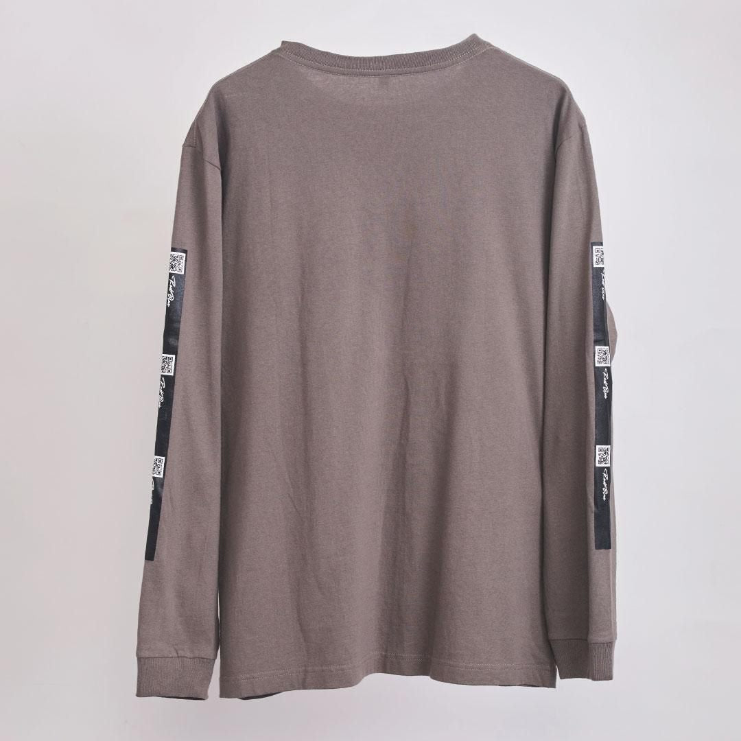 OEコットン ロングスリーブTシャツ【QR】