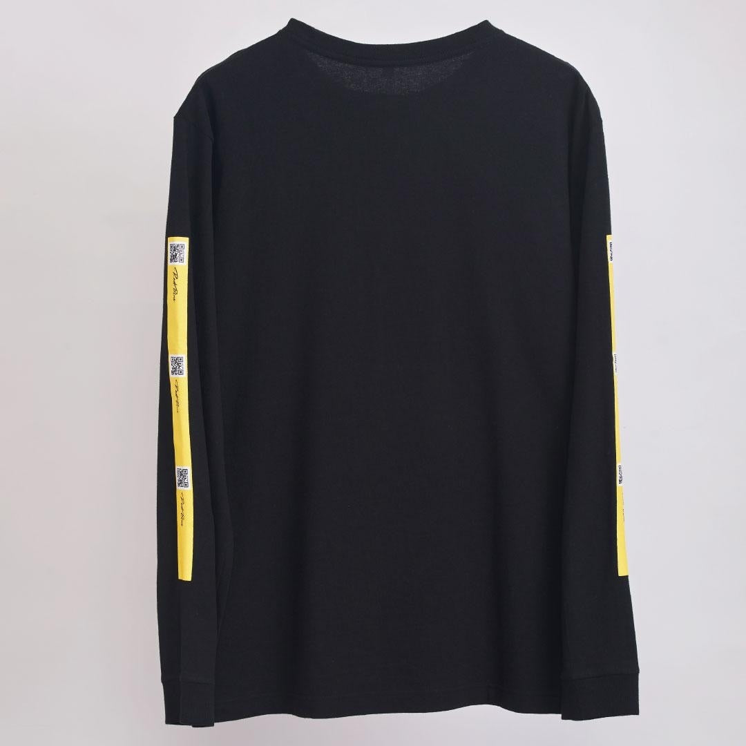 OEコットン ロングスリーブTシャツ【QR】