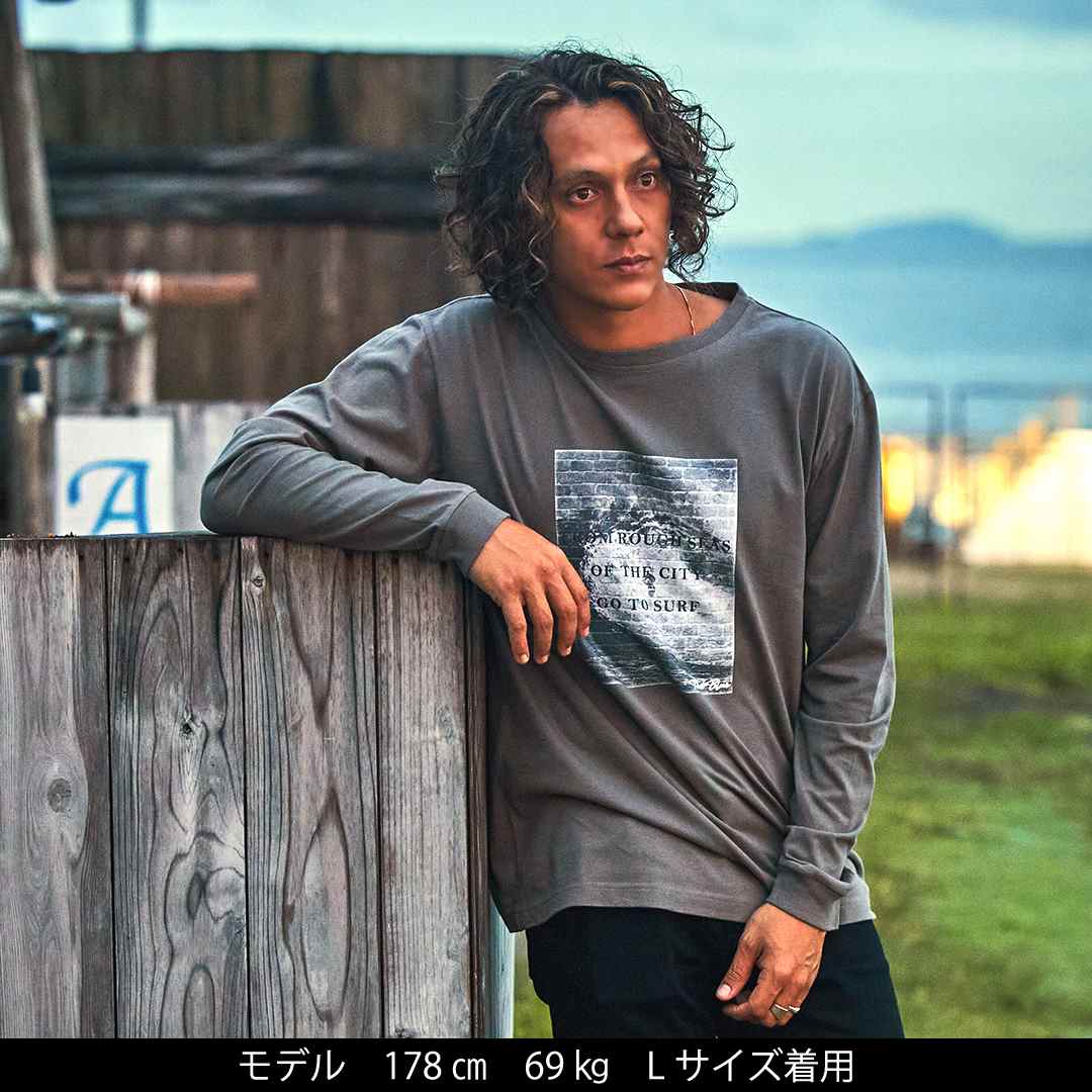 OEコットン ロングスリーブTシャツ【PHOTO】