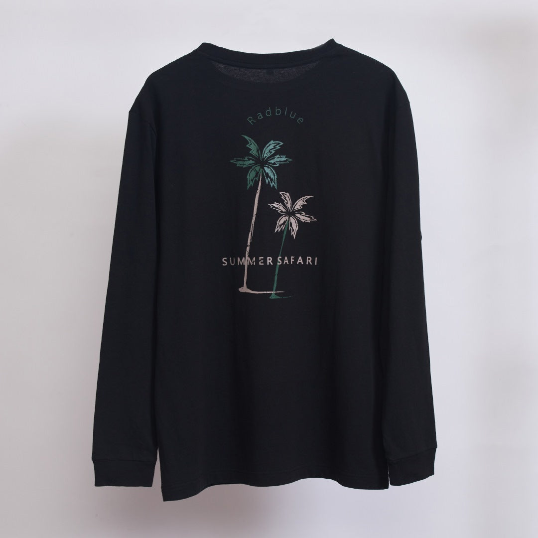 OEコットン ロングスリーブTシャツ【2Palm】